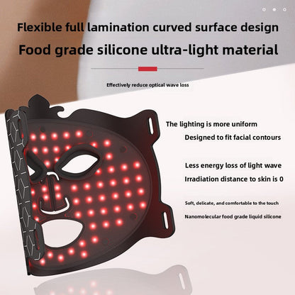 Rechargeable Multicolor LED Facial Beauty Mask