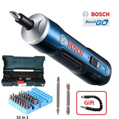 BOSCH GO Mini Electrical Screwdriver 3.6V lithium-ion Battery Rechargeable Cordless Power Drill with drill bits kits set