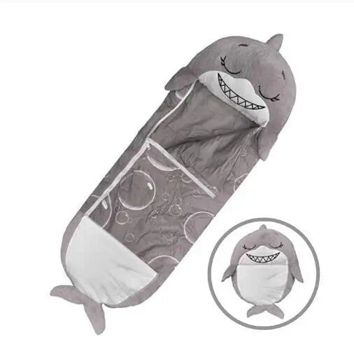 Children's Plush Sleeping Bag - Wolf