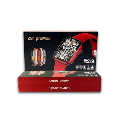 Smartwatch Z81 ProMax Black - with 2 straps (Black and White)